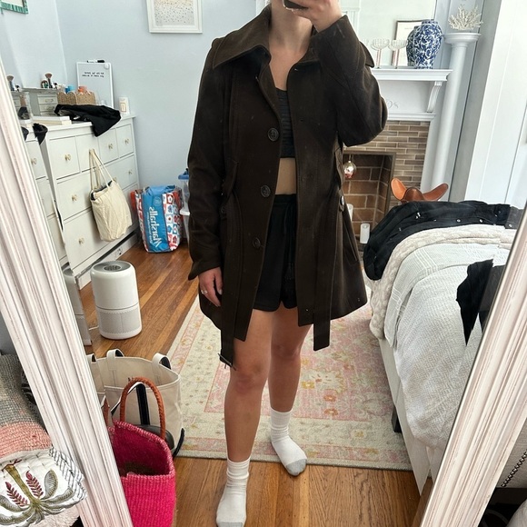 brown miss sixty peacoat - Picture 7 of 7